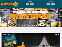 Tablet Screenshot of hotstarmusic.com
